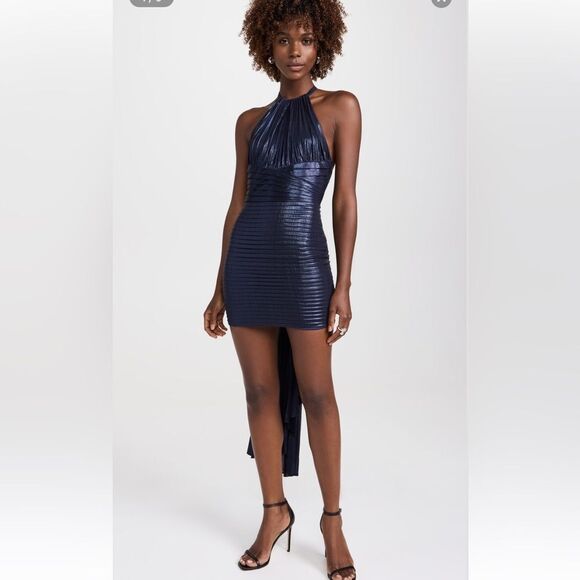 NWT Retrofête Ashley Mini Convertible Dress Navy Ink XL Revolve - Picture 14 of 16